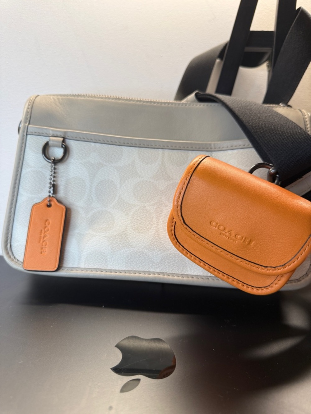 Coach Heritage Leather 3 in 1 unisex Shoulder Bag Crossbody Bag